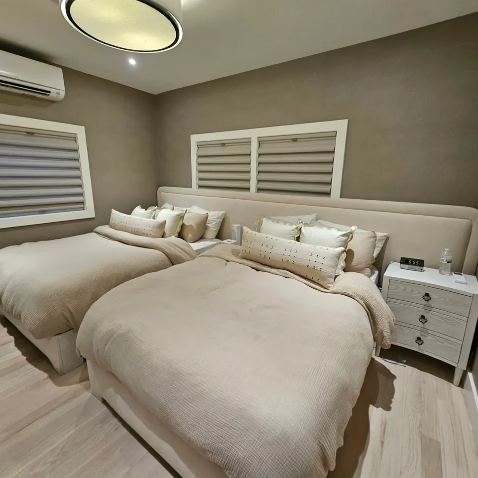 Upholstered bed wall by Elegant Window Fashion