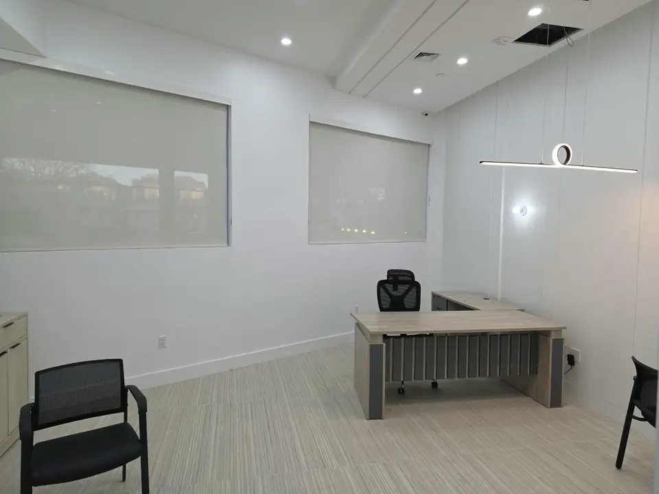 Roller shades, office by Elegant Window Fashion