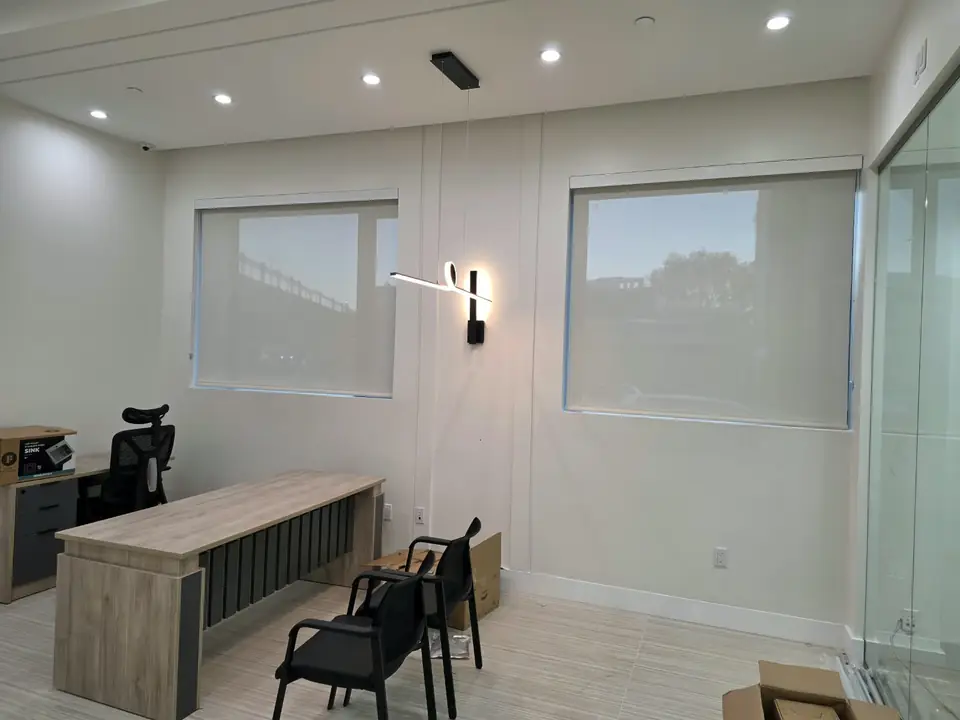Office shades by Elegant Window Fashion